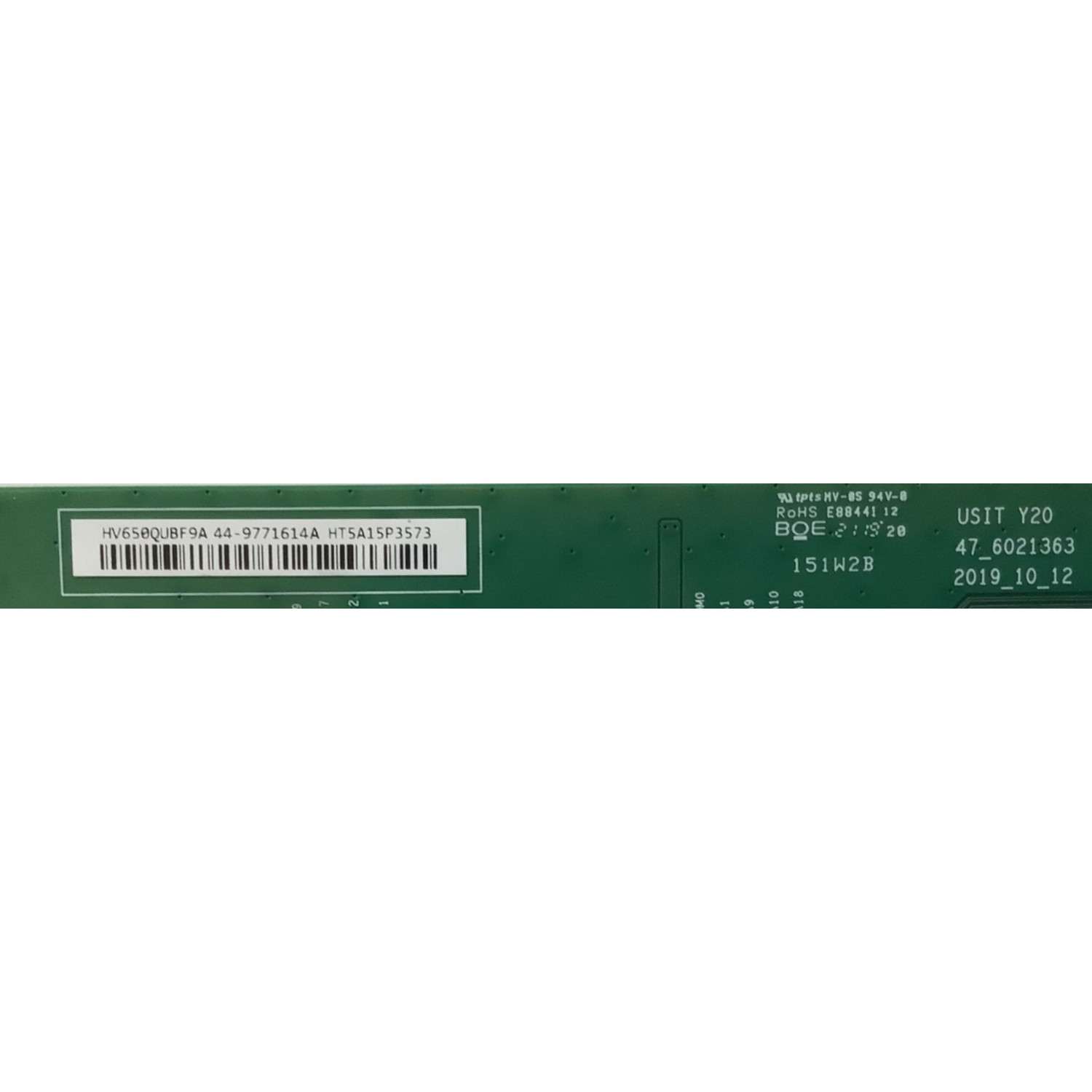 T-CON PARA TV PHILIPS / NUMERO DE PARTE 44-9771614A / 47-6021363 / HV650QUBF9A / HT5A15P3573 / PANEL UCF84XA-G045 / DISPLAY HV650QUB-F9A / MODELO 65PFL5766/F7 / 65PFL4756/F7 - Imagen 2